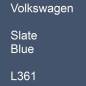 Preview: Volkswagen, Slate Blue, L361.